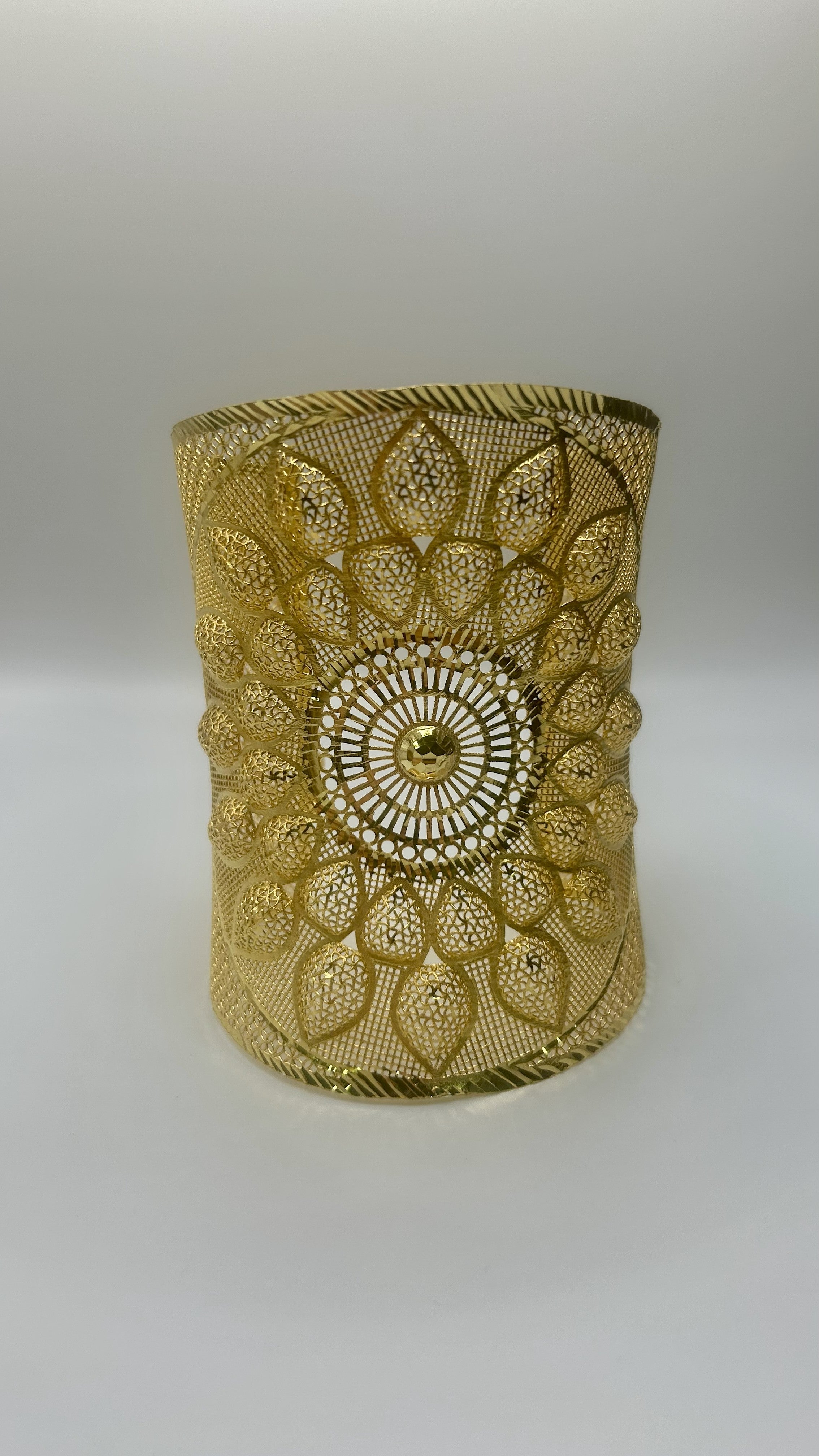 Osmanlı Esintili Rozet Motifli Tül Bilezik