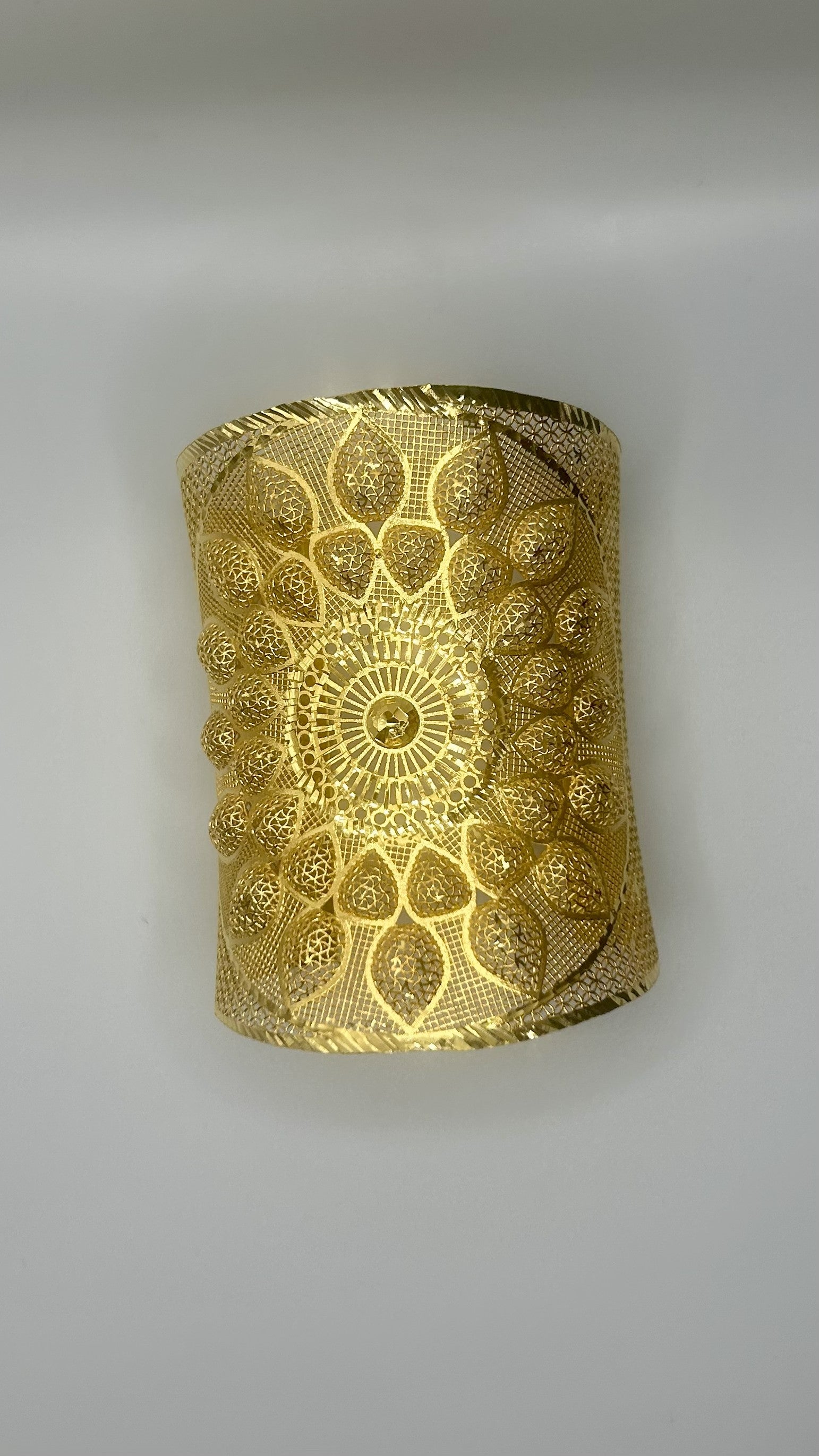 Osmanlı Esintili Rozet Motifli Tül Bilezik