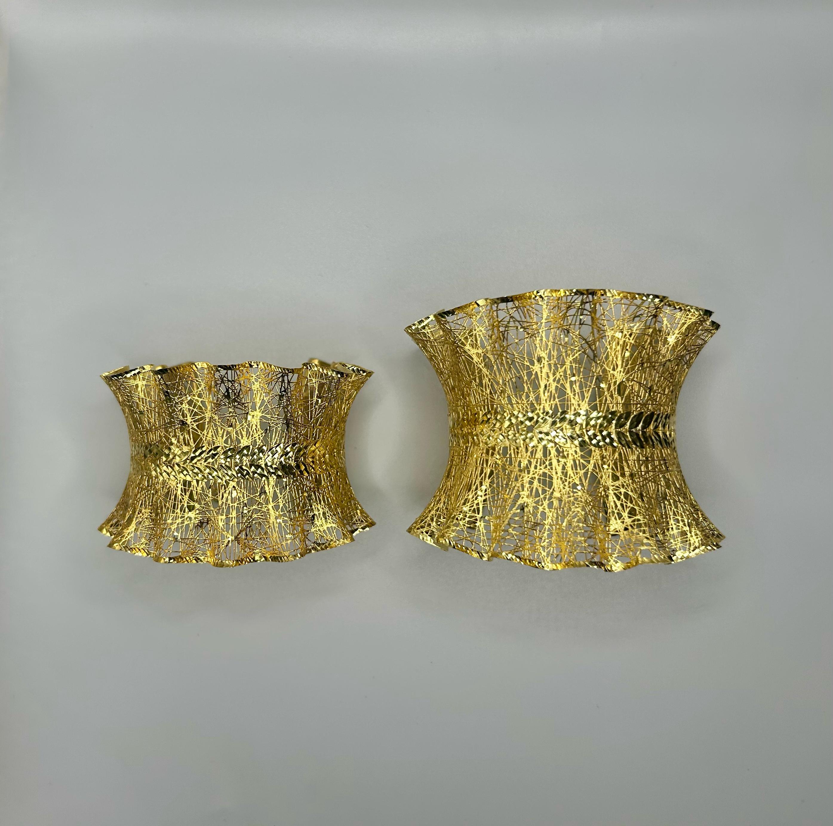 Yaprak Motifli Tül Bilezik