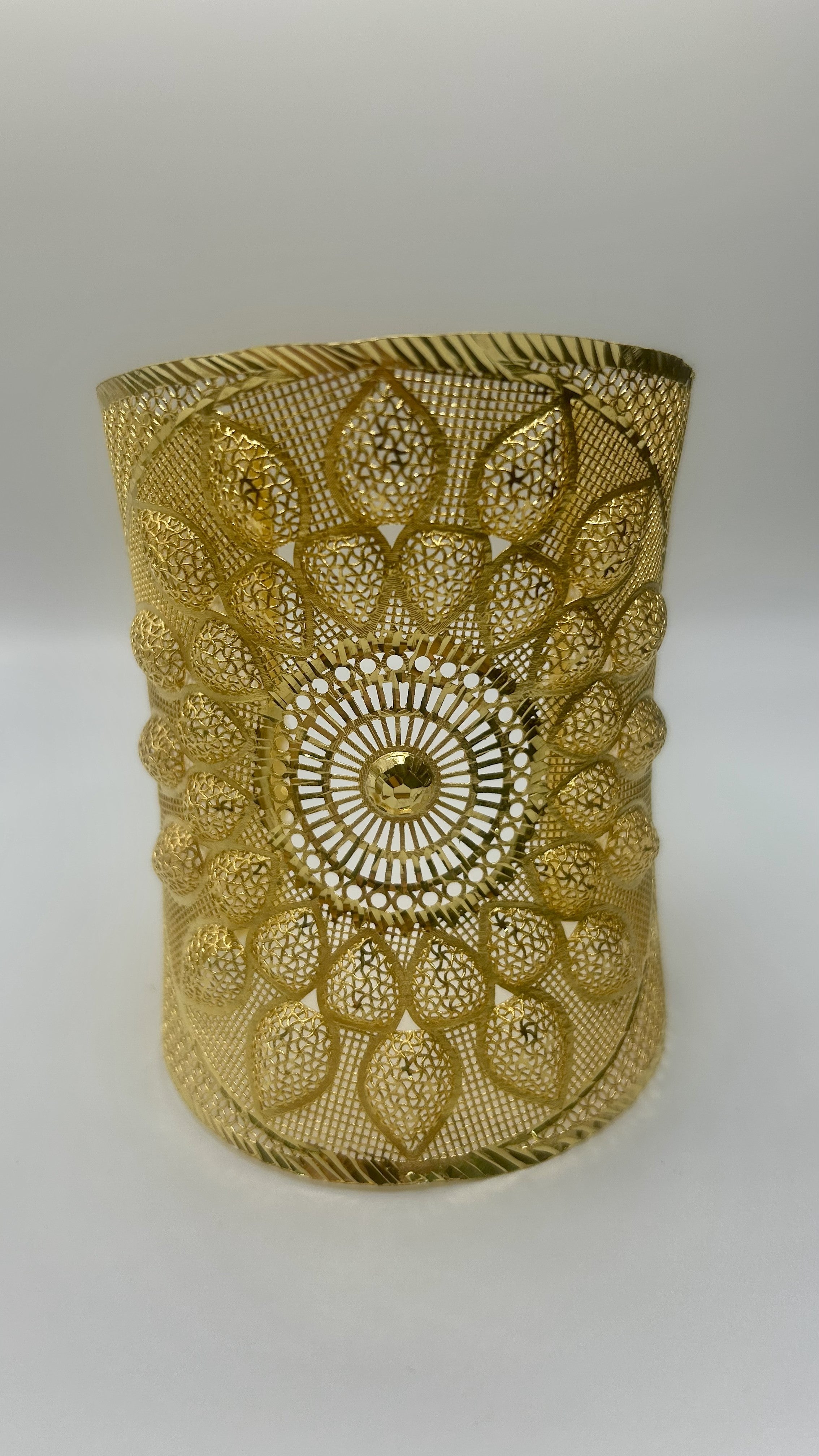 Osmanlı Esintili Rozet Motifli Tül Bilezik