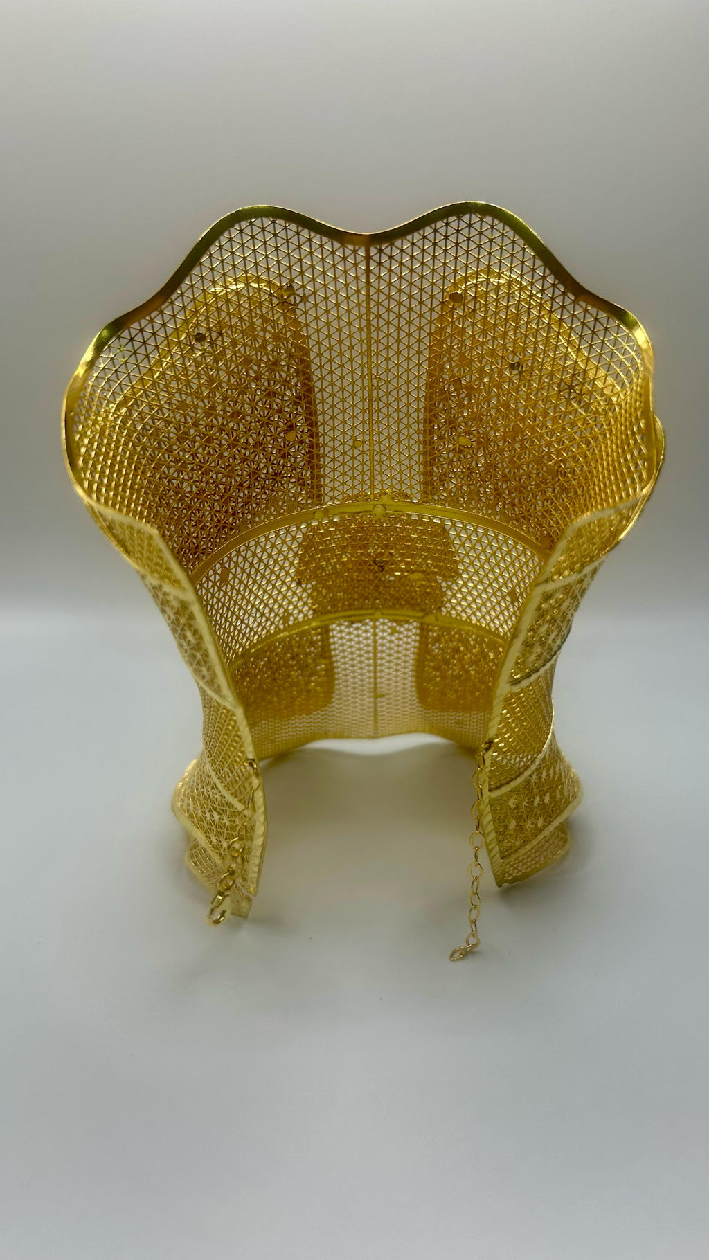 925 Ayar Gümüş Geniş Tül Bilezik – Çiçek Detaylı