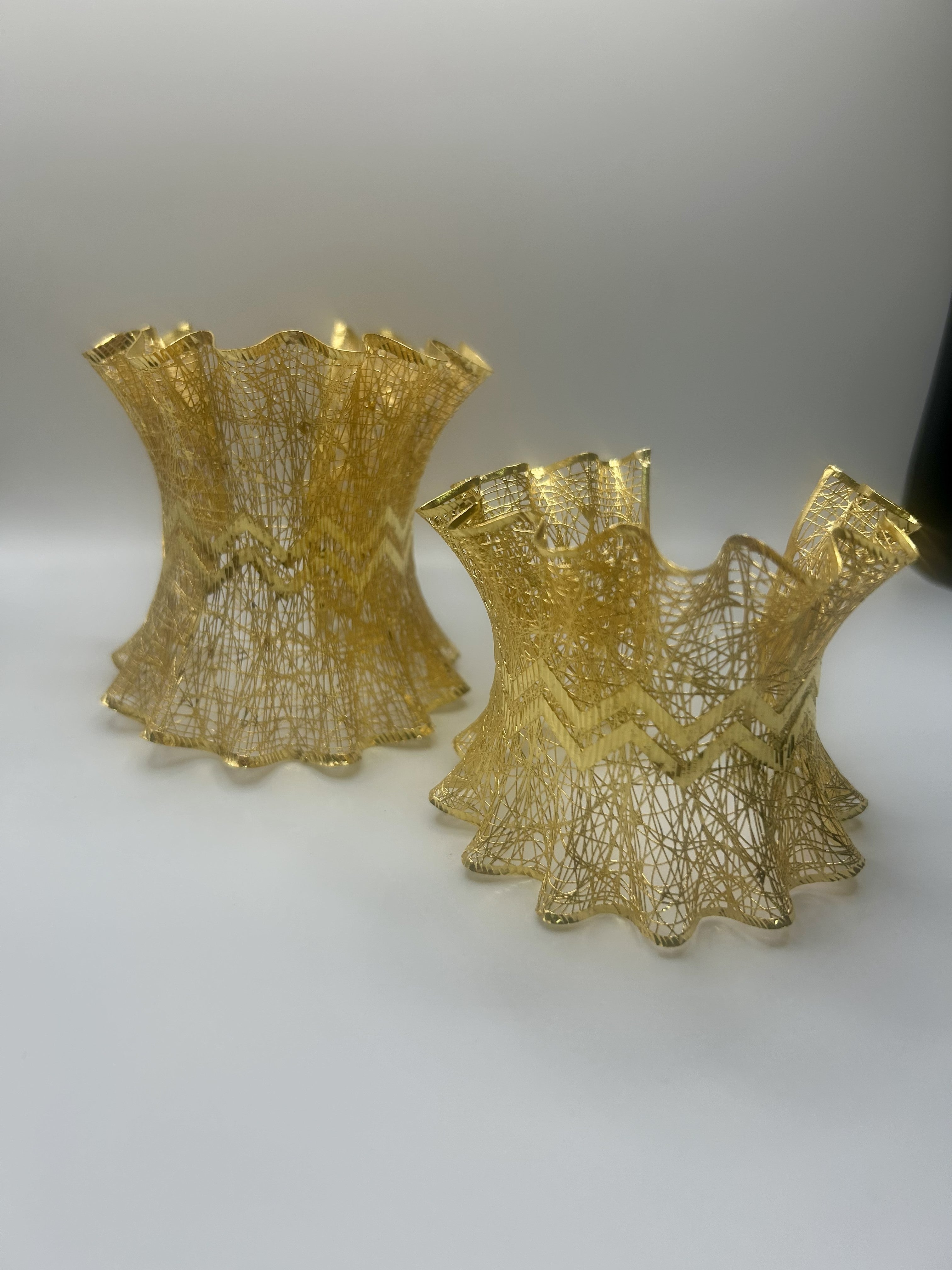 Zikzak Motifli Tül Bilezik