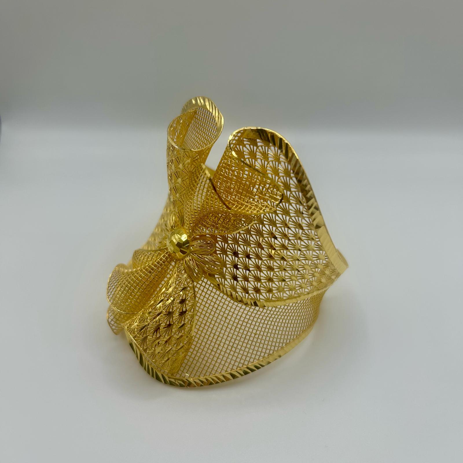 NYR Gold Silver 22 Ayar Altın Kaplama 925 Ayar Gümüş Füzyon Bilezik